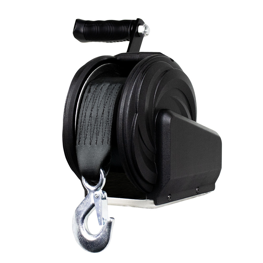 Powerwinch Select Series Winch 1200lb 6 Crank Arm Carbon Black 21400W12006BR