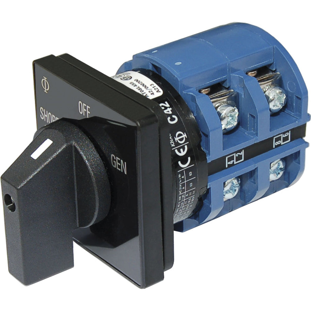 Blue Sea 9011 Switch AV 120VAC 65A OFF 2 Positions 9011