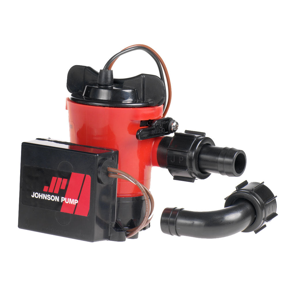 Johnson Pump 500 GPH Auto Bilge Pump 34 Hose 12V Dura Port 0750300