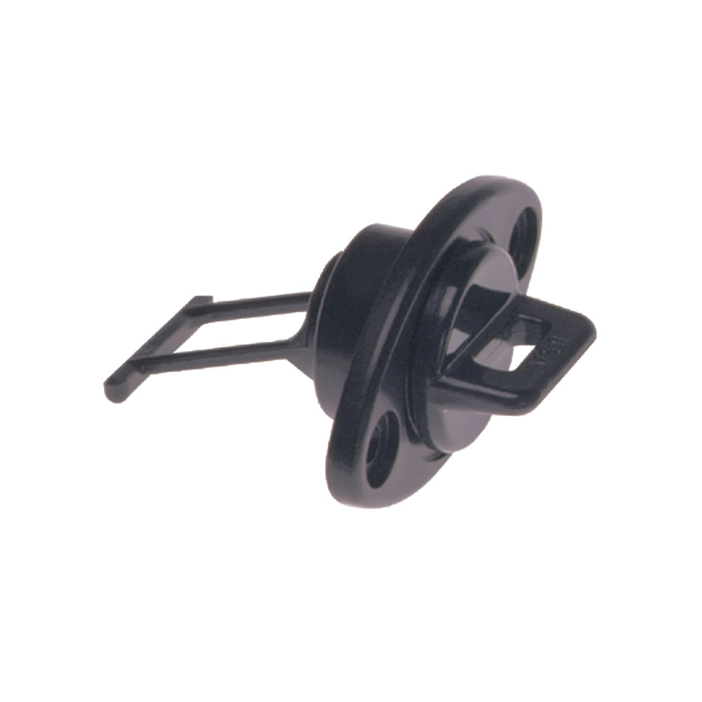 Beckson 1 Drain Plug Screw Type wGasket Black DP10B