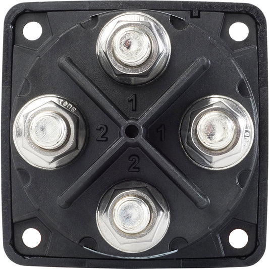 Blue Sea 6011200 mSeries Battery Switch Dual Circuit Plus Black 6011200