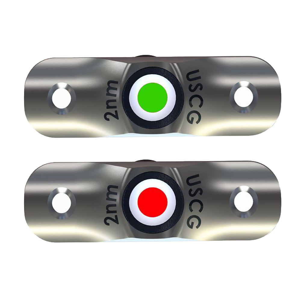 TACO Rub Rail Mounted LED Navigation Light Set 212 F386800D