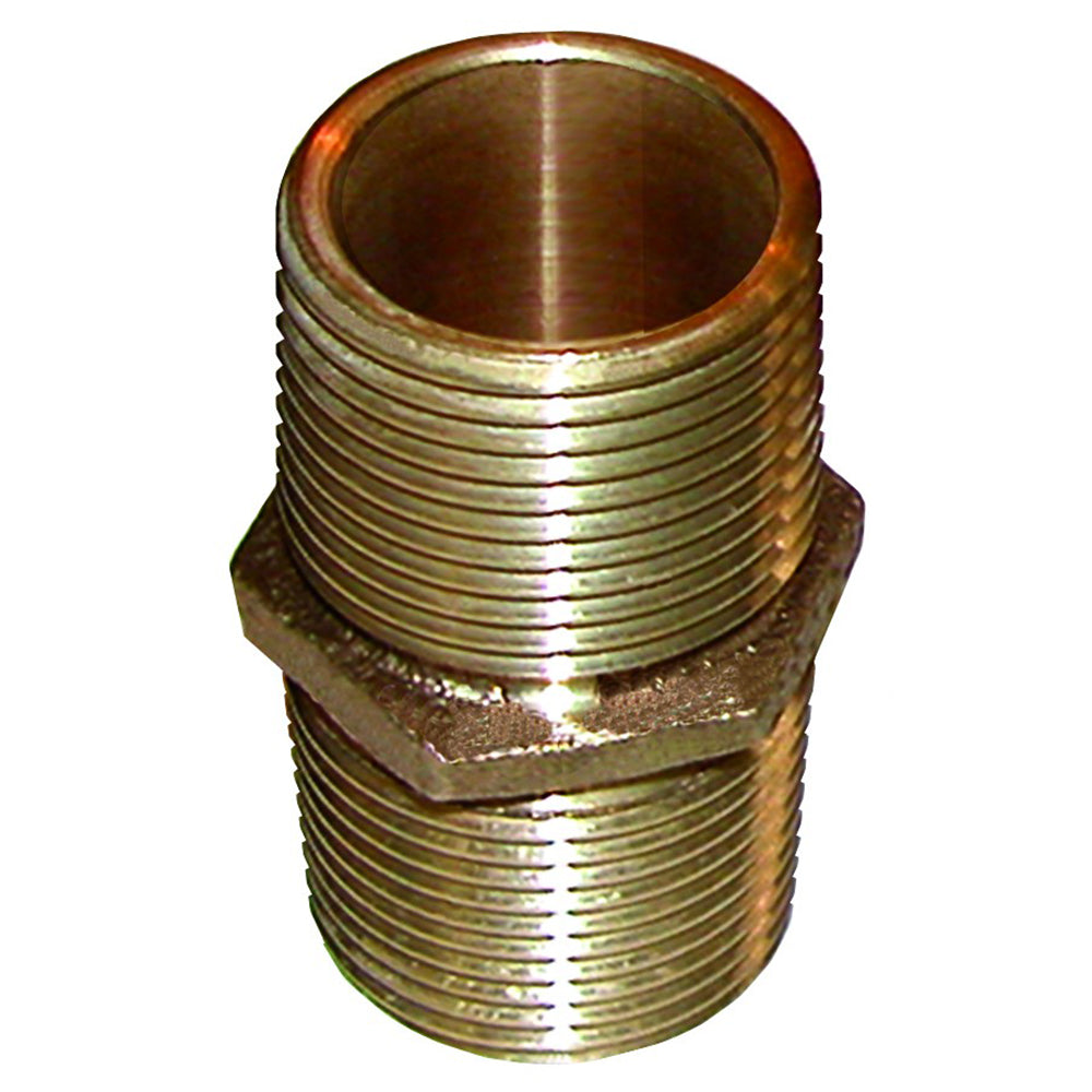 GROCO Bronze Pipe Nipple 12 NPT PN500