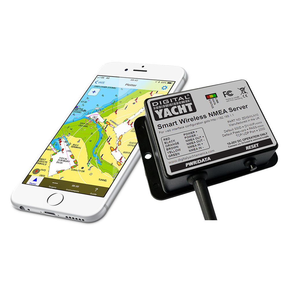 Digital Yacht WLN10 Smart NMEA to WiFi Converter 4800 Baud ZDIGWLN10SM