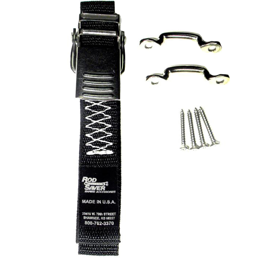Rod Saver Stainless Steel BatteryGas Tank TieDown 48 SSBGTD