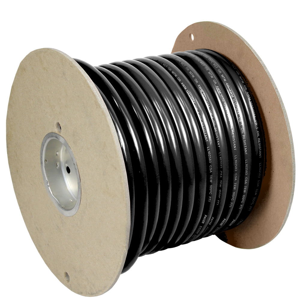Pacer Black 1 AWG Battery Cable 100 WUL1BK100