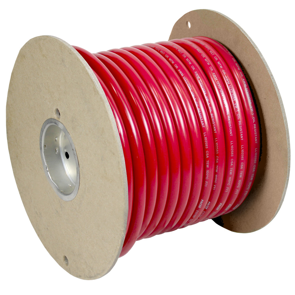 Pacer Red 1 AWG Battery Cable 100 WUL1RD100