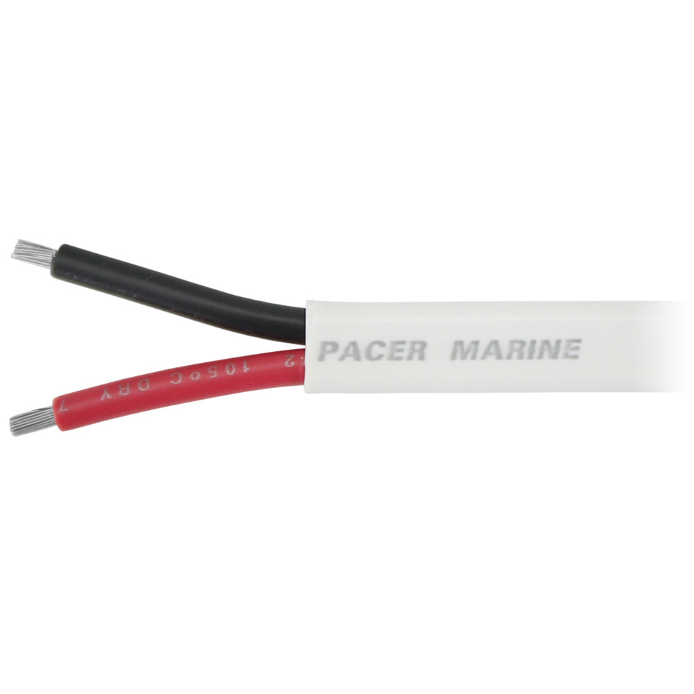 Pacer 122 AWG Duplex Cable Flat Cable RedBlack 250 W122DC250