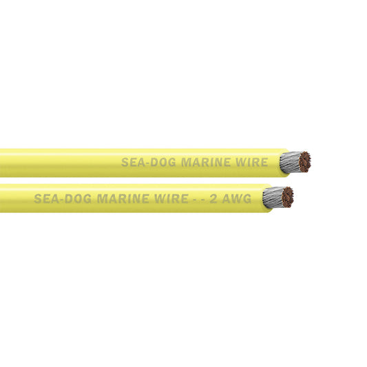 SeaDog 2 AWG Yellow Battery Cable  25 8002030