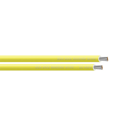 SeaDog 10 AWG Yellow Primary Wire  25 8010030