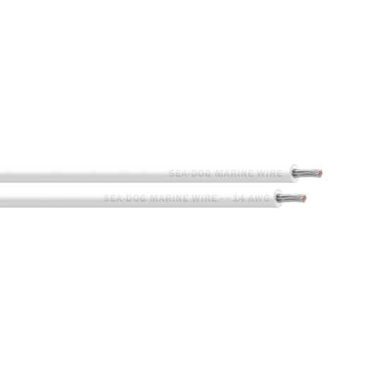 SeaDog 14 AWG White Primary Wire  100 8014052