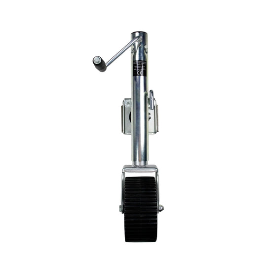 Powerwinch Utility Series Jack  1500lb WeldOn Single Wheel Wide Zinc 21500J1500W1WZR