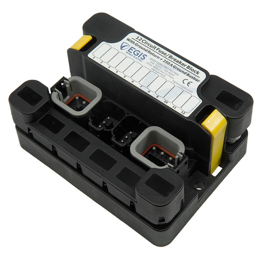 Egis MT Series 66 Sealed Fuse Block wGround Busbar 3466