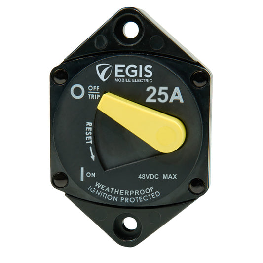 Egis 25A Circuit Breaker  87 Series  Panel Mount 4707025