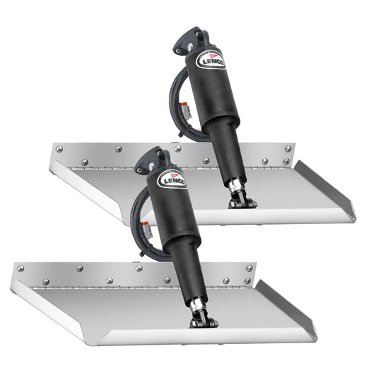 Lenco 12 x 18 Edge Mount Trim Tab Kit wo Switch Kit 12V 15017101
