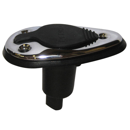 Perko Threaded Collar Pole Light Mounting Base  2 Pin  Chrome Plated 1048P00DP