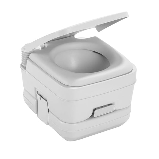 Dometic 964 MSD Portable Toilet wMounting Brackets  25 Gallon  Platinum  311196406
