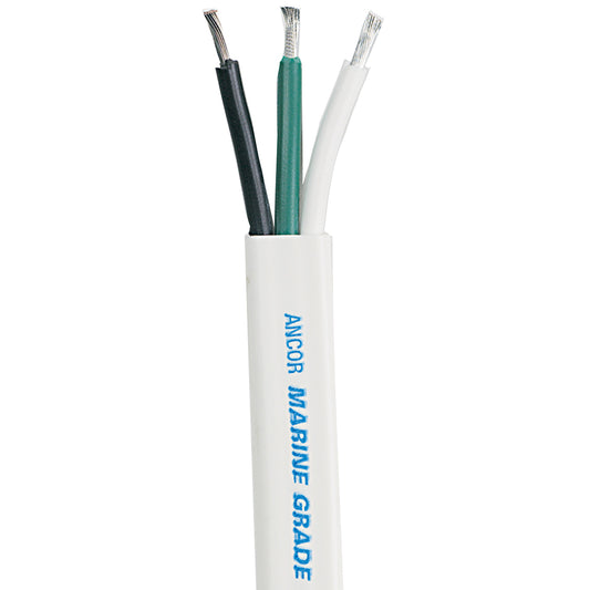 Ancor White Triplex Cable  163 AWG  Flat  100 131710
