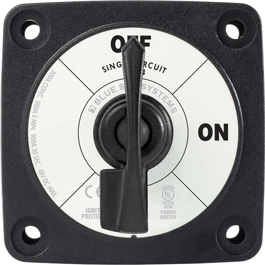 Blue Sea 6004200 Single Circuit ONOFF wLocking Key  Black 6004200