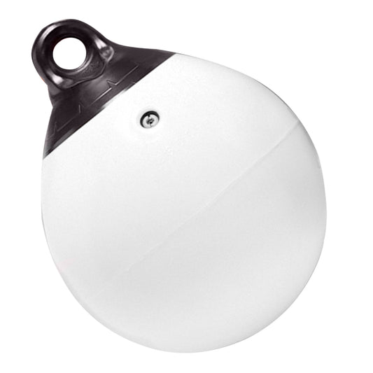 Taylor Made 9 Tuff End Inflatable Vinyl Buoy  White 1140