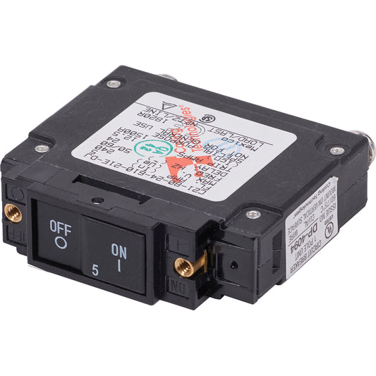 Blue Sea 7454 UL489 Circuit Breaker  5A Flat Rocker 7454