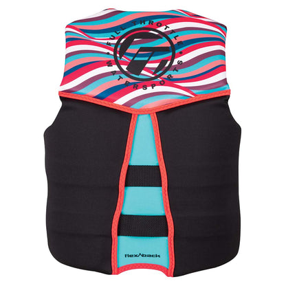 Full Throttle Womens RapidDry FlexBack Life Jacket  Womens L  PinkBlack 14250010584022